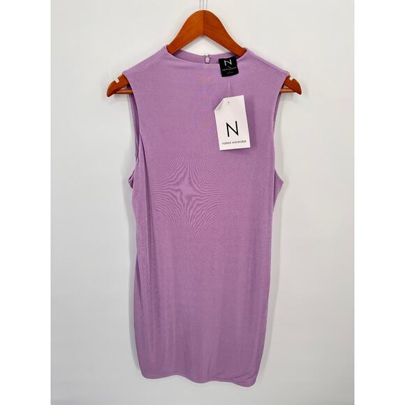 NAKED WARDROBE NWT Lilac Purple Dress // 2X - Picture 1 of 11